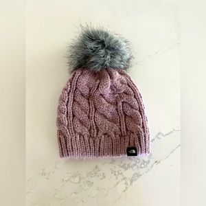 The north face purple hat kids youth/junior